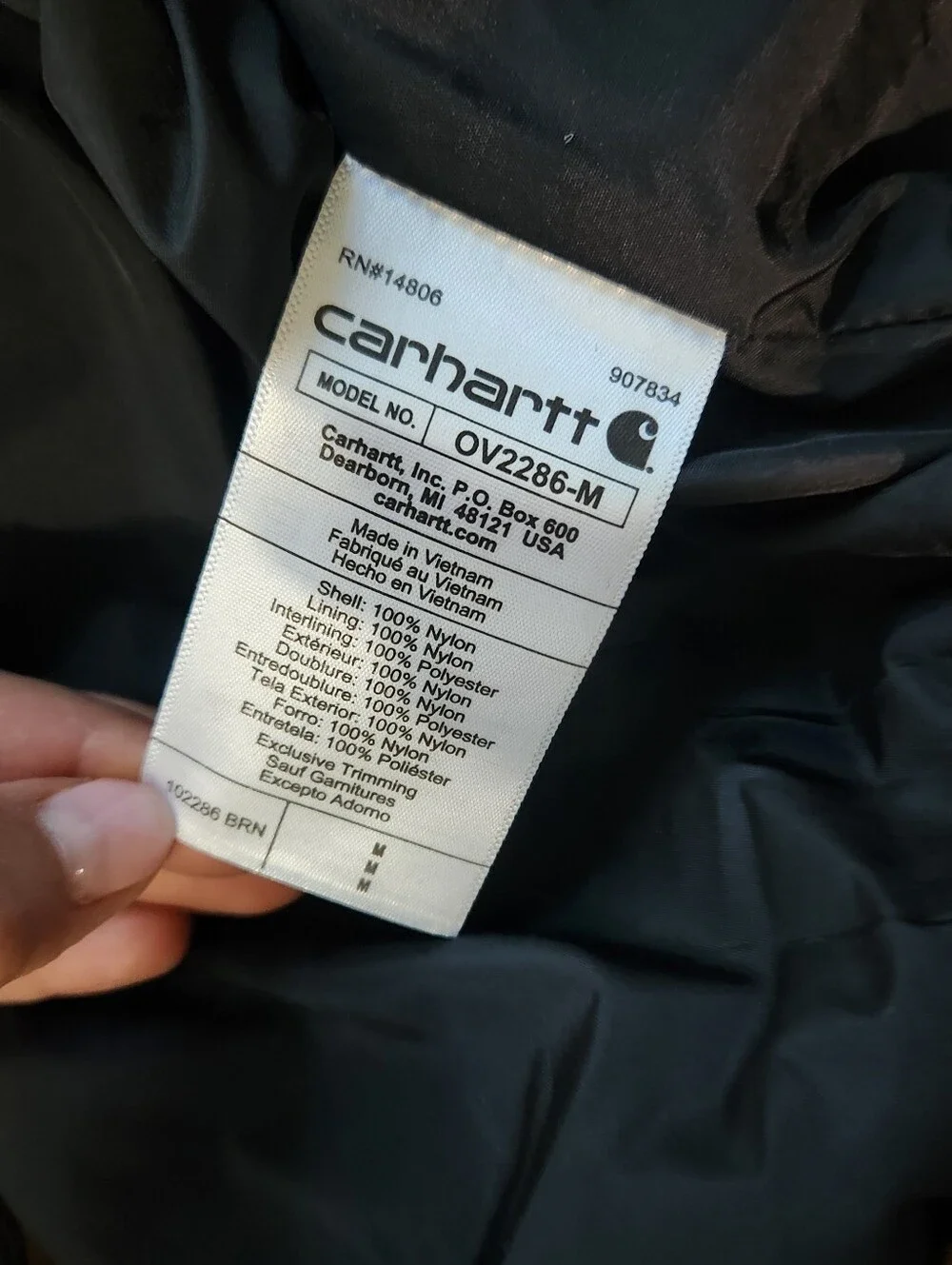 Like New Carhartt Mens Carhartt Brown Gilliam Vest Size M
